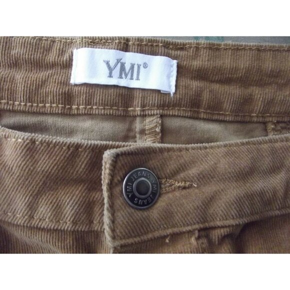 Ymi Skirt Womens Juniour Size 7/28 Tan Corduroy Button-Front Mini y2k - Picture 3 of 5